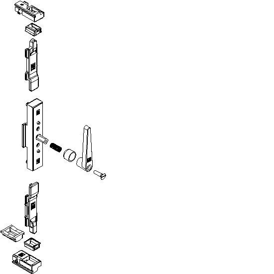 Зображення Базовий набір елементів подвійного стулкового профілю вікна [060.7888]