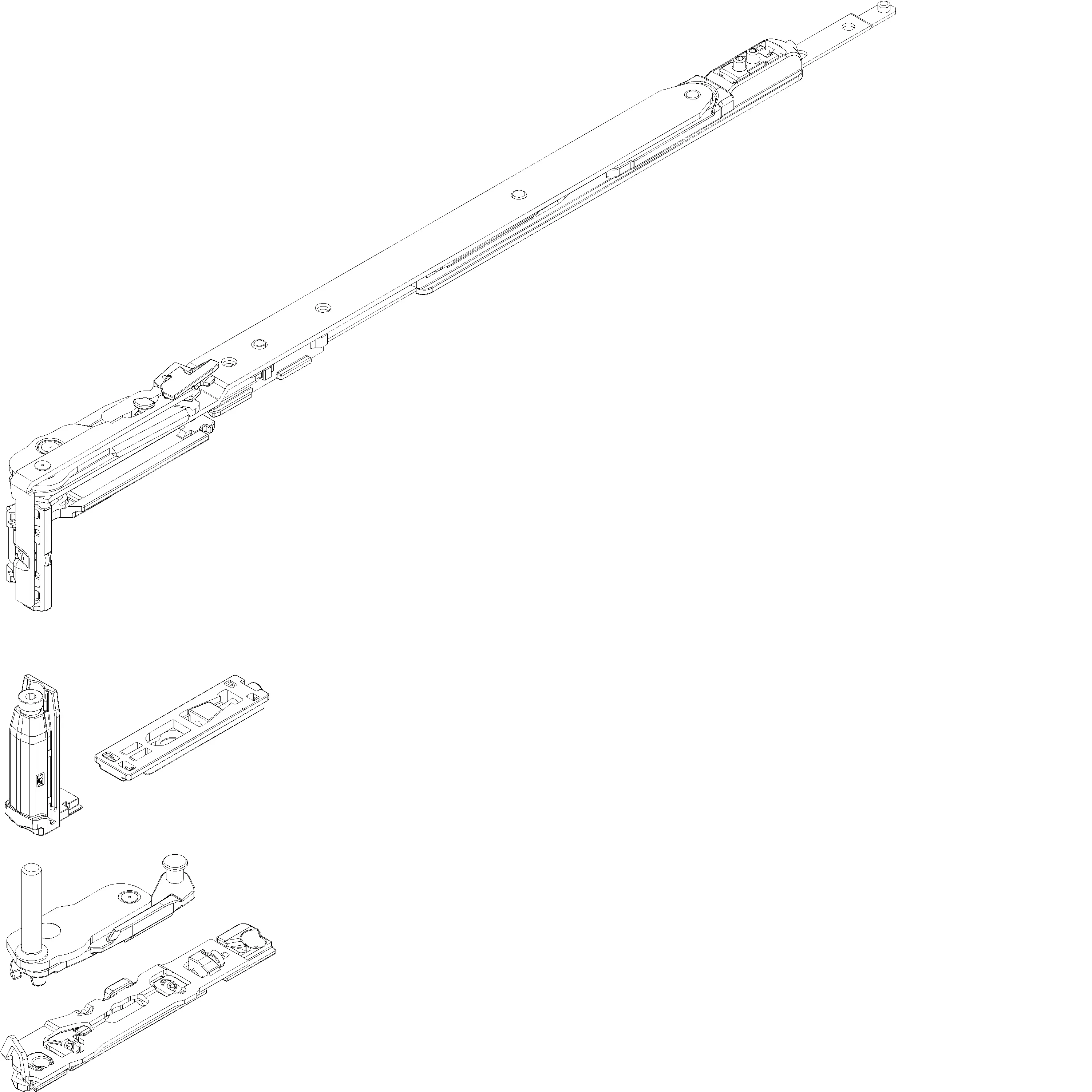 Зображення HINGE SIDE TUTI LEFT 600 <1600 мм [060.8012]