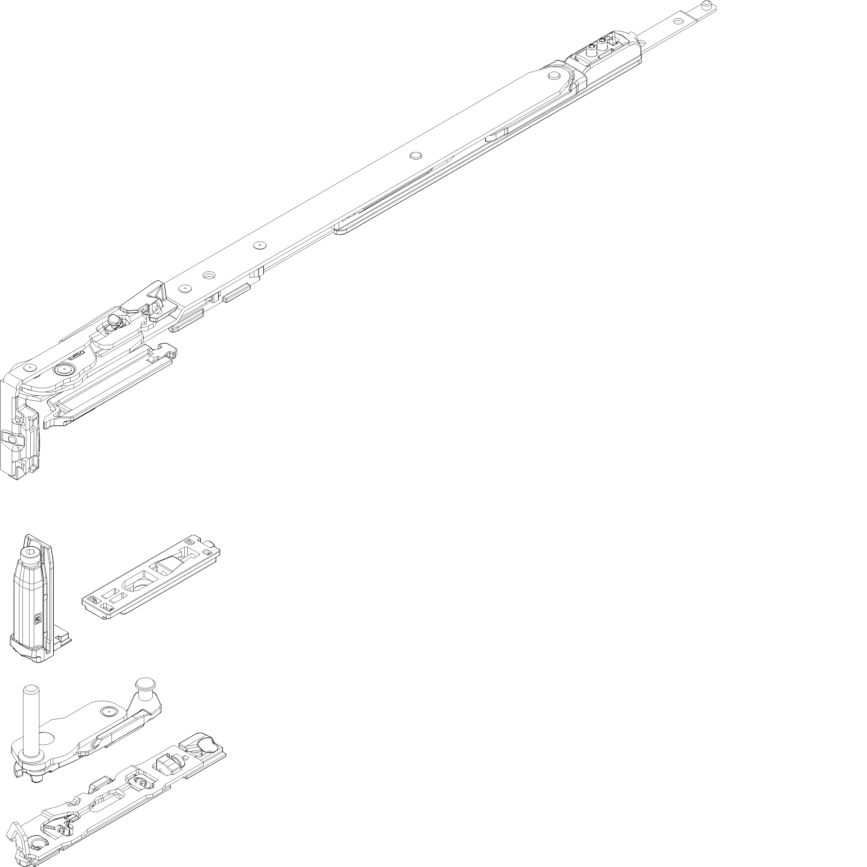 Зображення HINGE SIDE TITU LEFT 600 <1600 мм [060.8013]