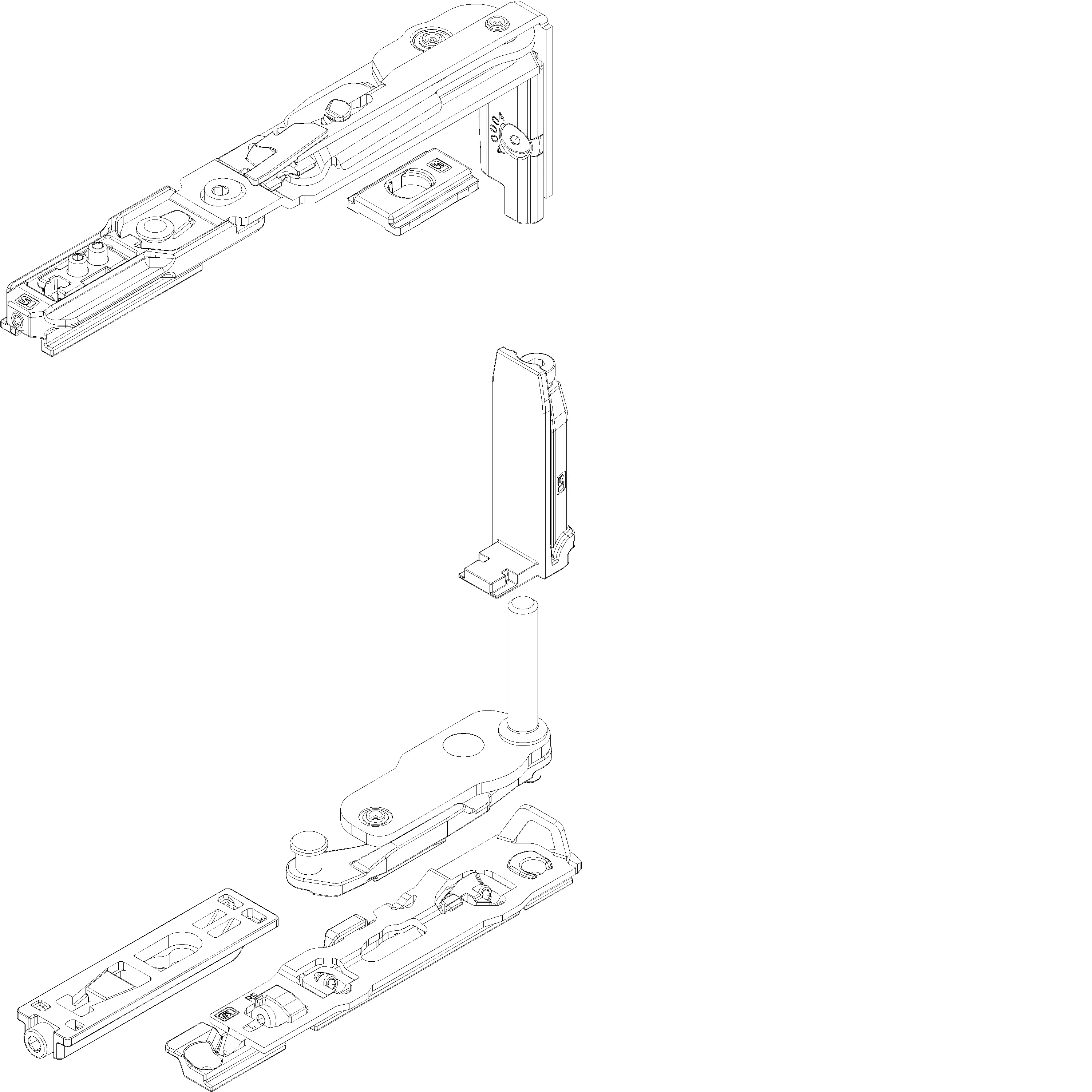 Зображення HINGE SIDE SH RIGHT [060.8015]