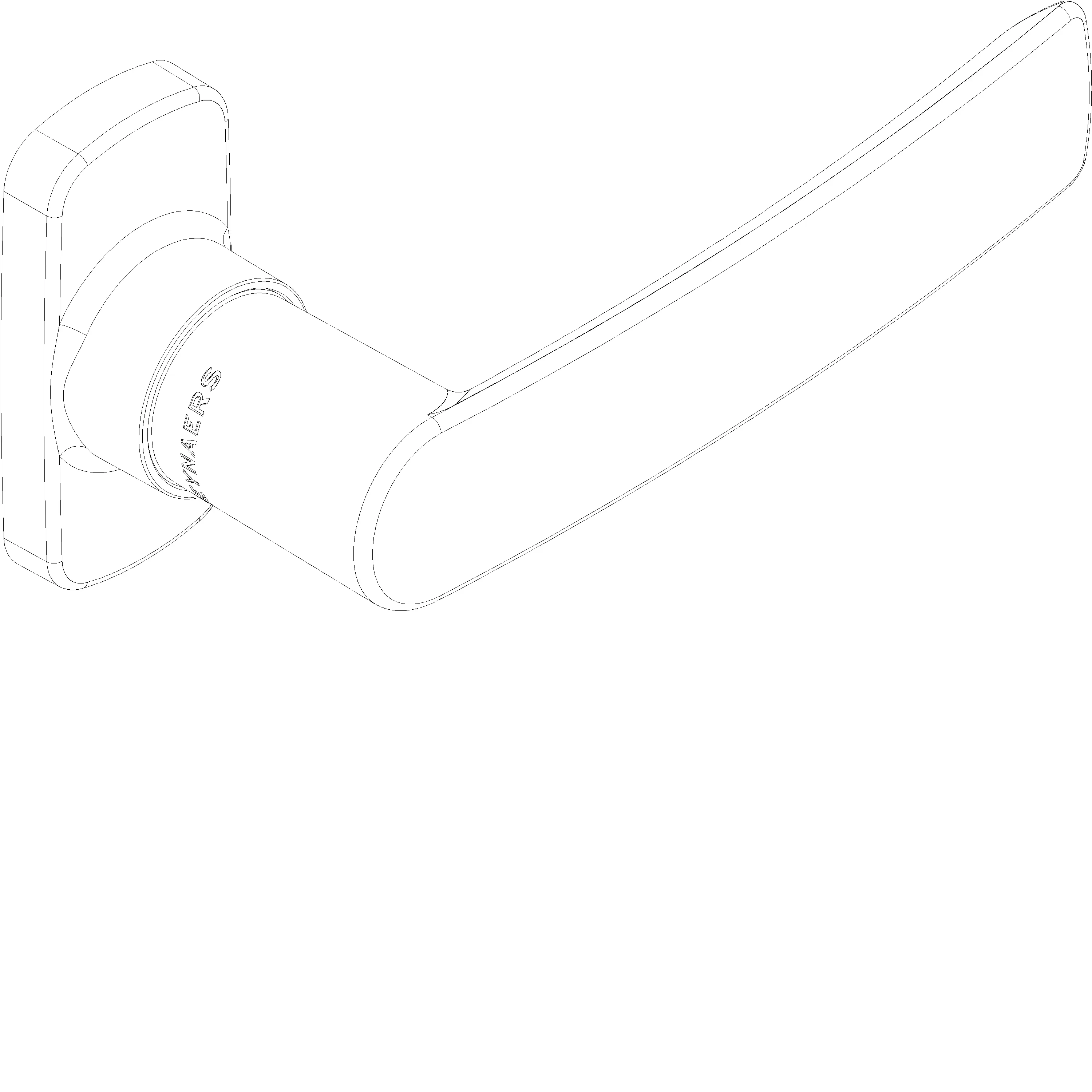 Зображення DOOR HANDLE OLIMPO HERA [060.8585]