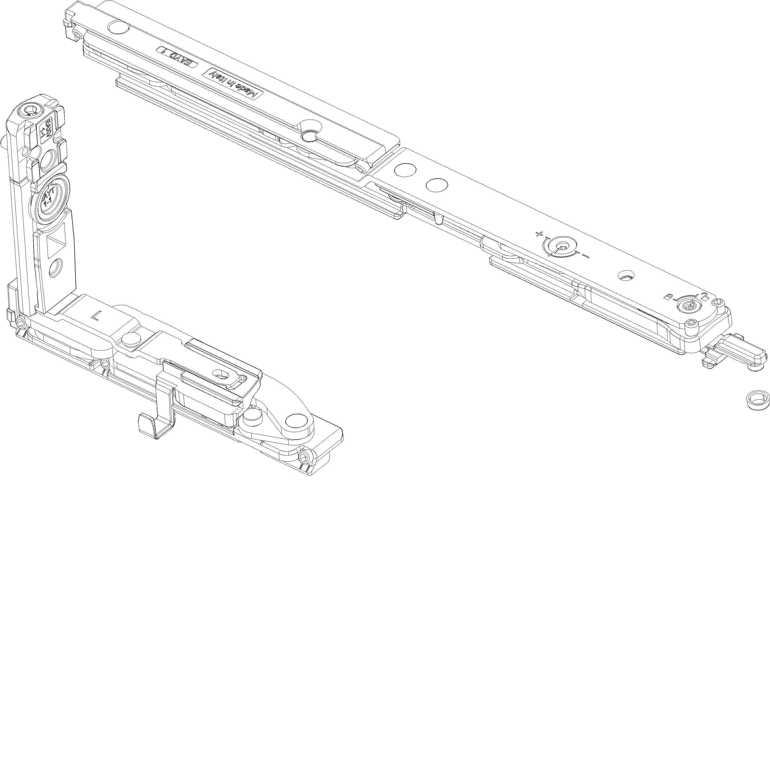 Зображення HINGE SET TUTI LEFT 422<800 FB [060.8592]