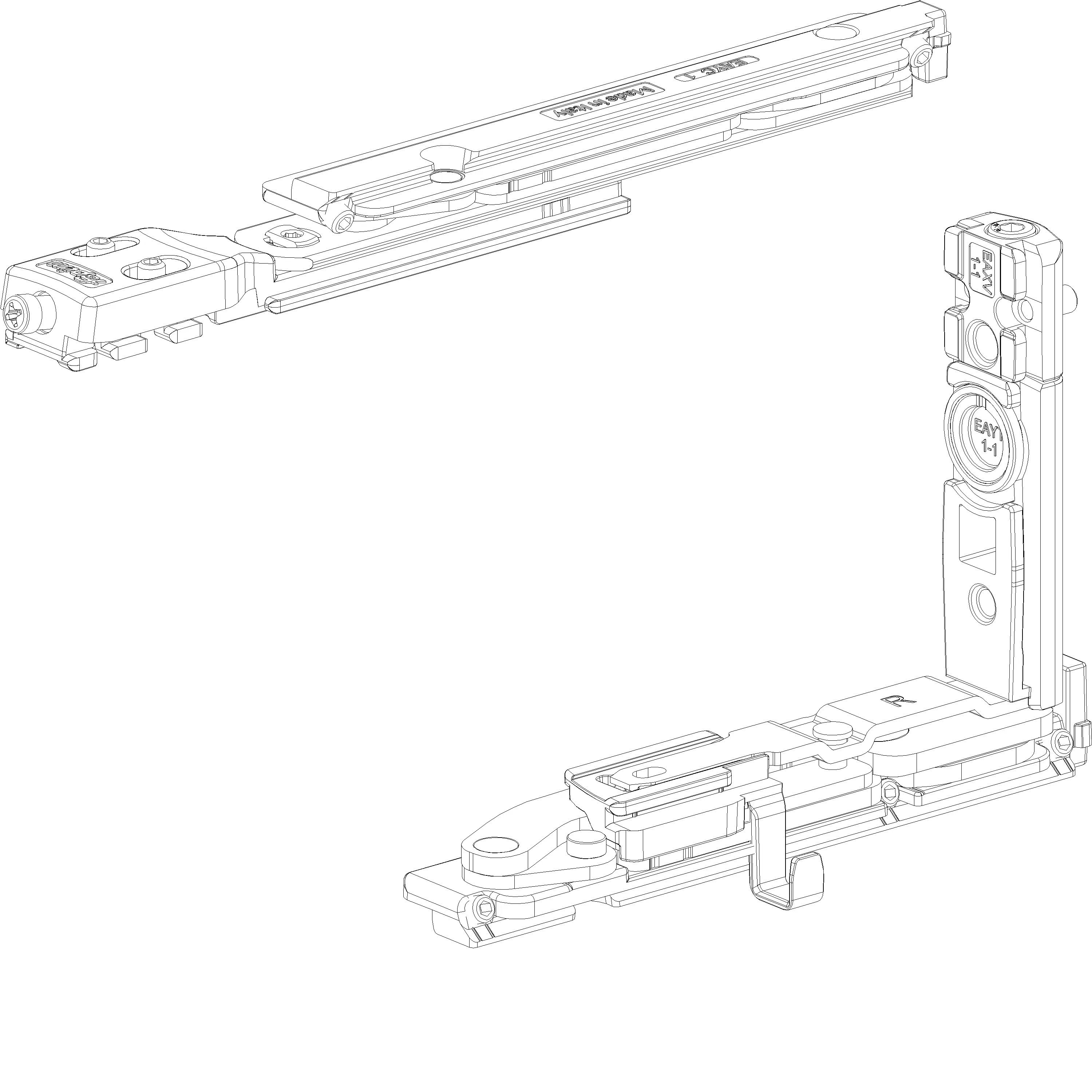 Зображення HINGE SET SH RIGHT [060.8595]