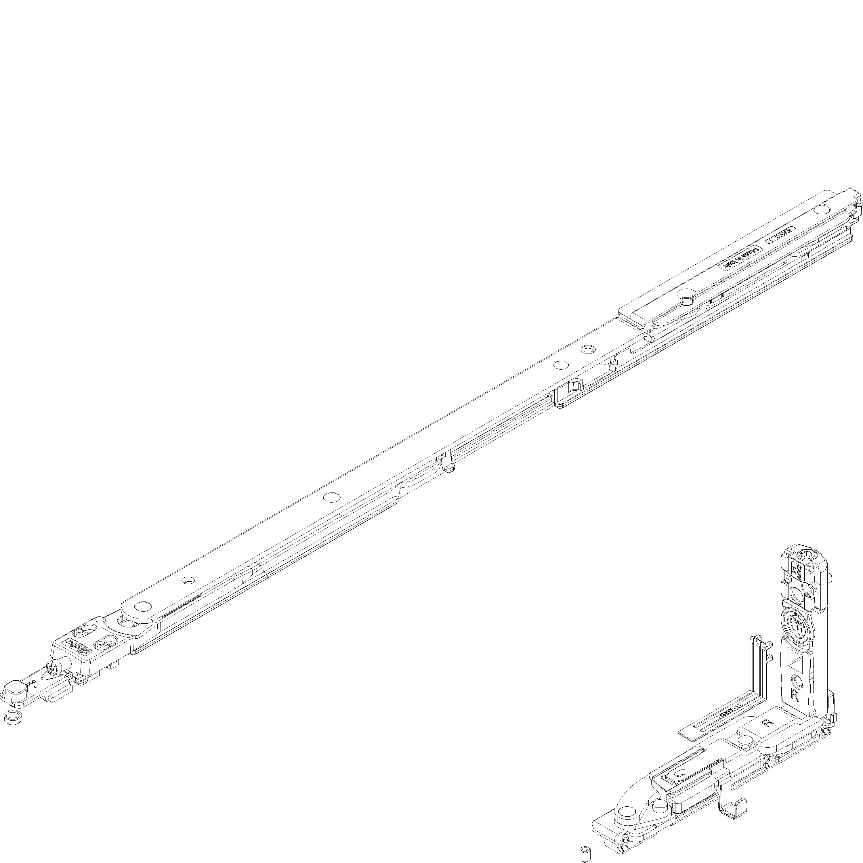 Зображення HINGE SIDE TITU RIGHT 700<1700 FB [060.8642]
