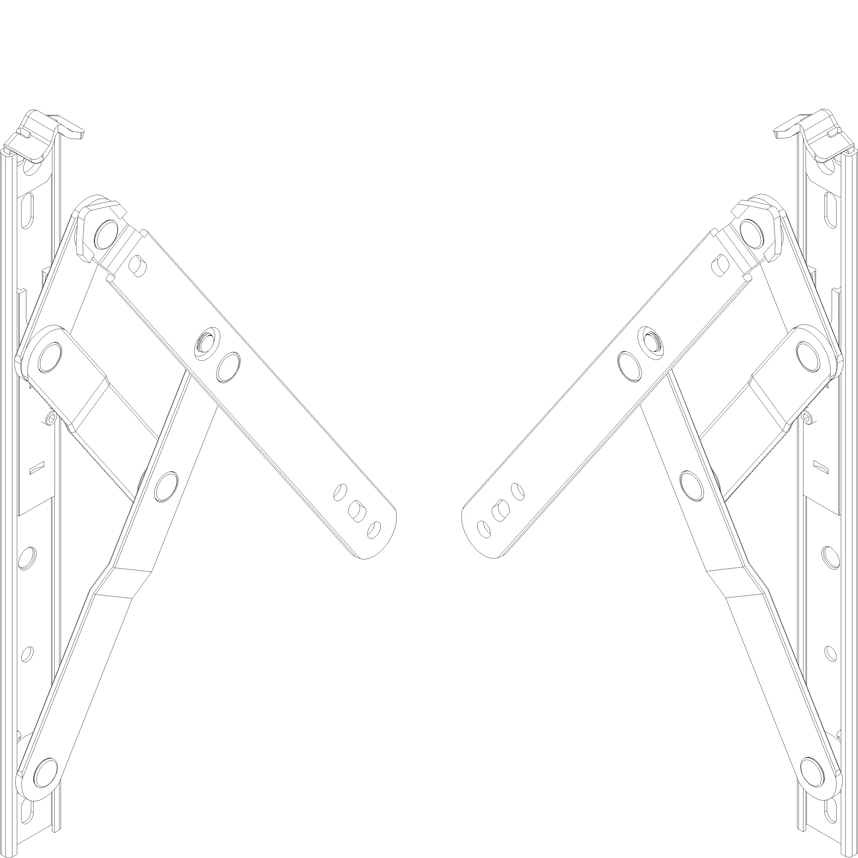 Зображення side hung friction stay 254 мм 280 мм - 550 мм [060.8843]