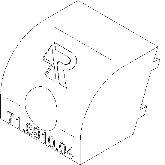 Зображення SLOPED BLOCK SYNTHETIC [071.6910]