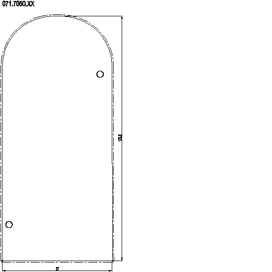 Зображення Торцева частина жолобу [071.7050]