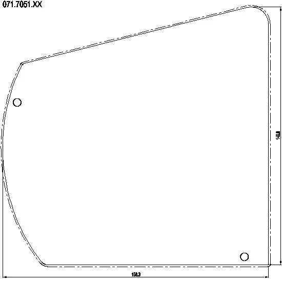 Зображення Торцева частина жолобу [071.7051]