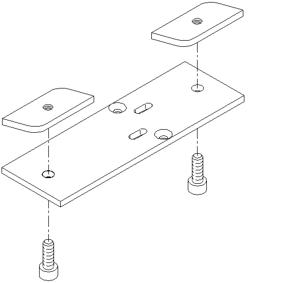 Зображення Фіксаційний комплект для поручня [072.6413]