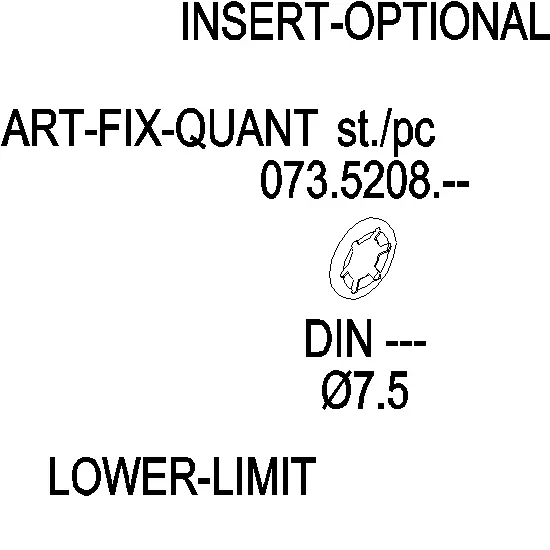 Зображення TOOTHED LOCK WASHER INTERNAL TEETH AXLE ?8 мм [073.5208]