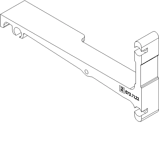 Зображення Опора склопакета нержавіюча сталь [073.7122]