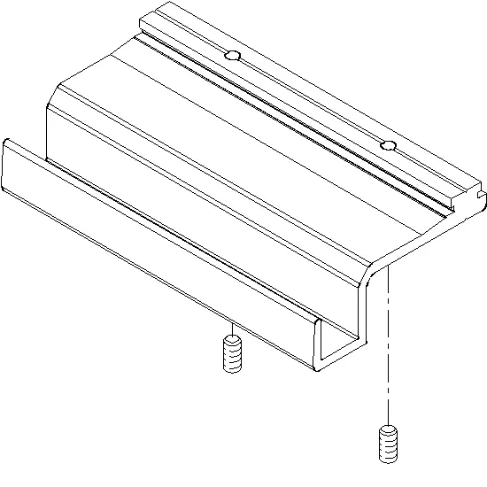 Зображення Безпечна опора склопакета 53.1 мм [073.7184]