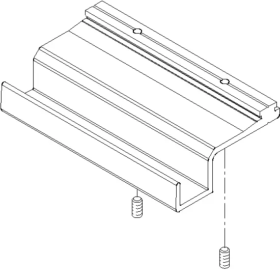Зображення Безпечна опора склопакета 57.1 мм [073.7186]