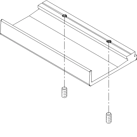 Зображення Опора склопакета 44.5 мм [073.7280]