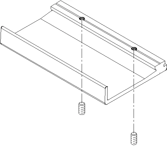 Зображення Опора склопакета 50.5 мм [073.7282]