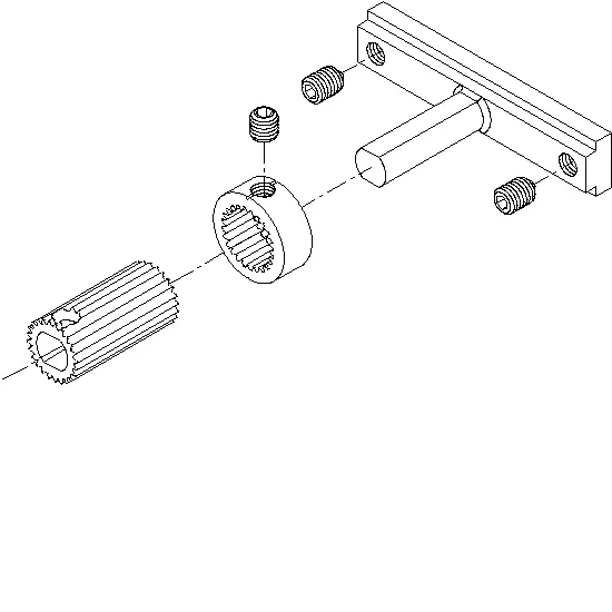 Зображення SUPPORT SET FIXED LOUVRE [075.6088]