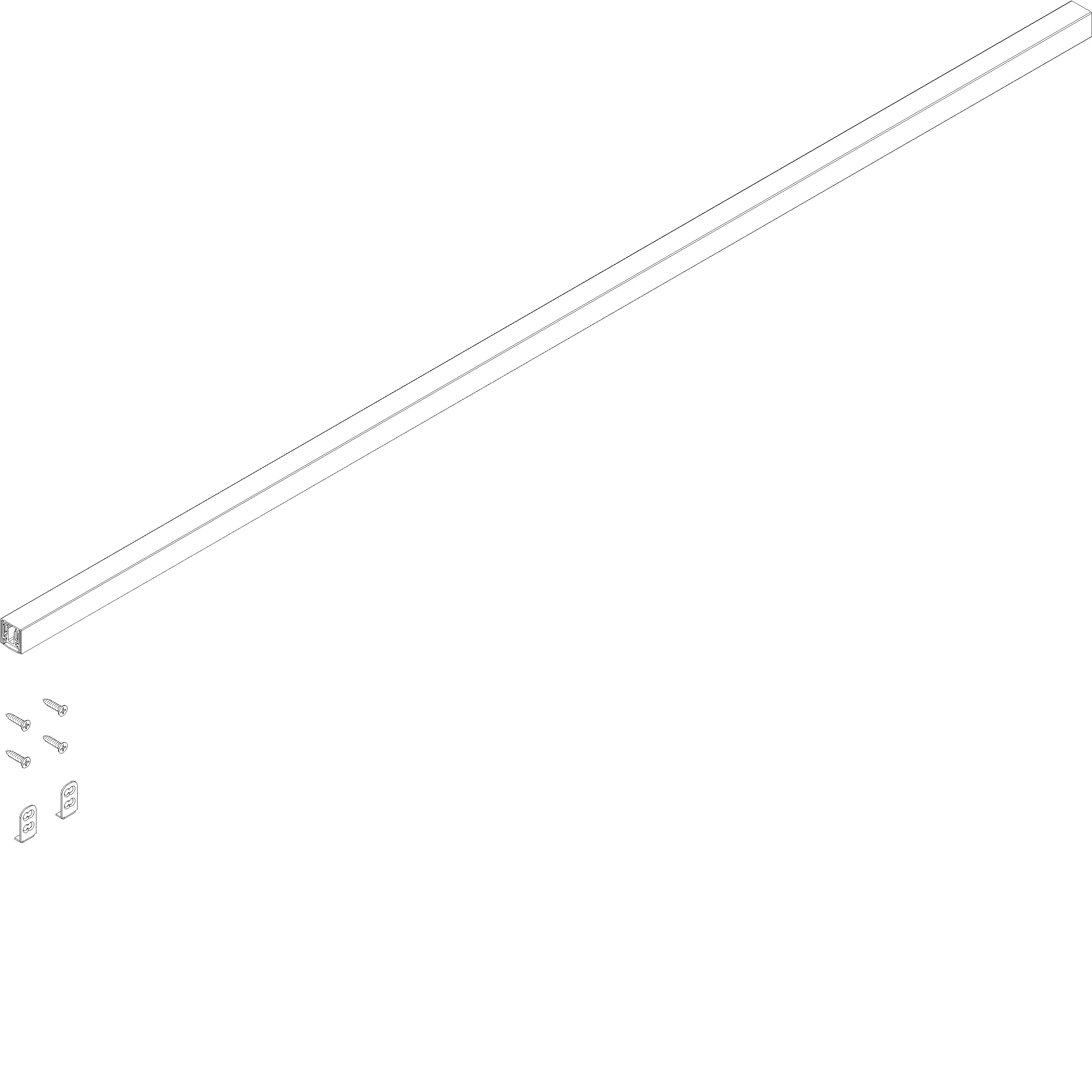 Зображення AUTOMATIC DRAUGHT EXCLUDER 1-ZIJDIG 835 мм [081.9039]