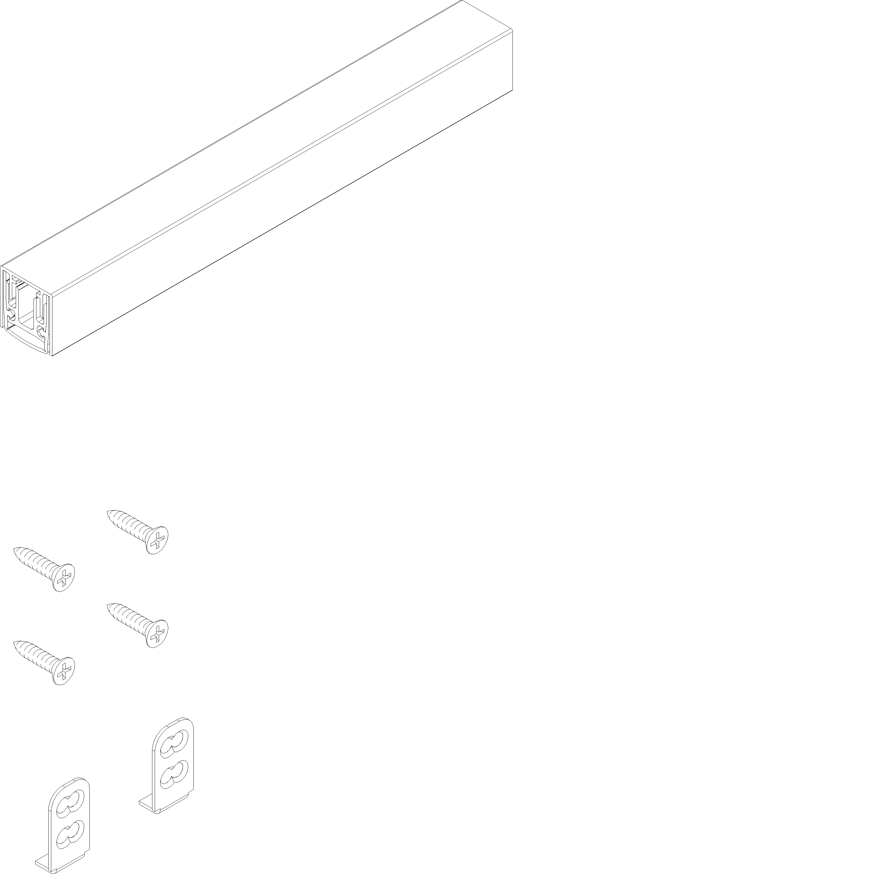 Зображення AUTOMATIC DRAUGHT EXCLUDER 2500 мм [081.9049]