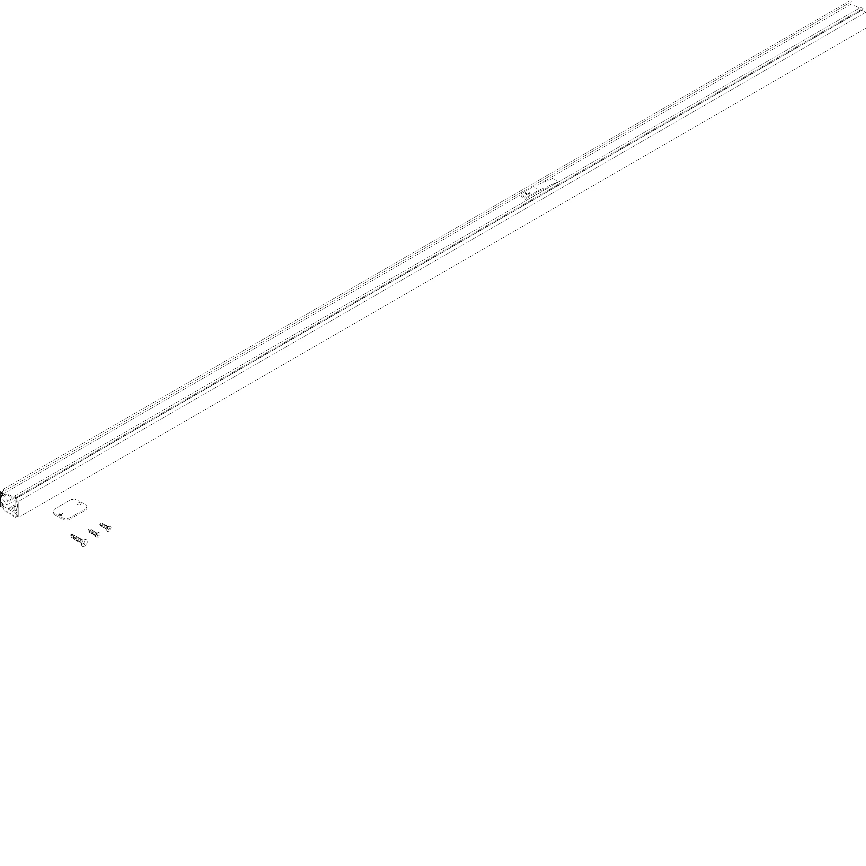 Зображення AUTOMATIC DRAUGHT EXCLUDER L=900 мм [081.9053]