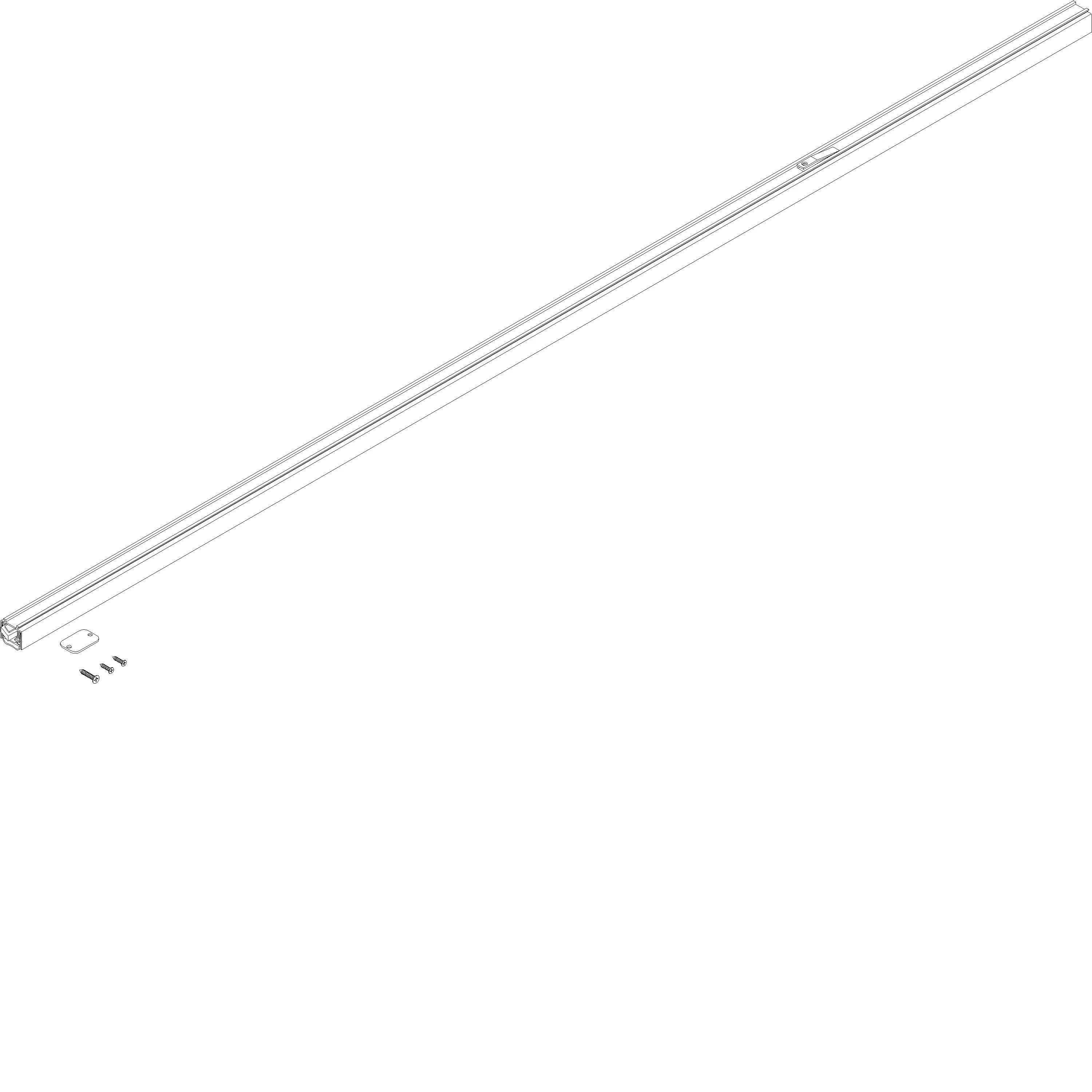 Зображення AUTOMATIC DRAUGHT EXCLUDER L=1000 мм [081.9054]