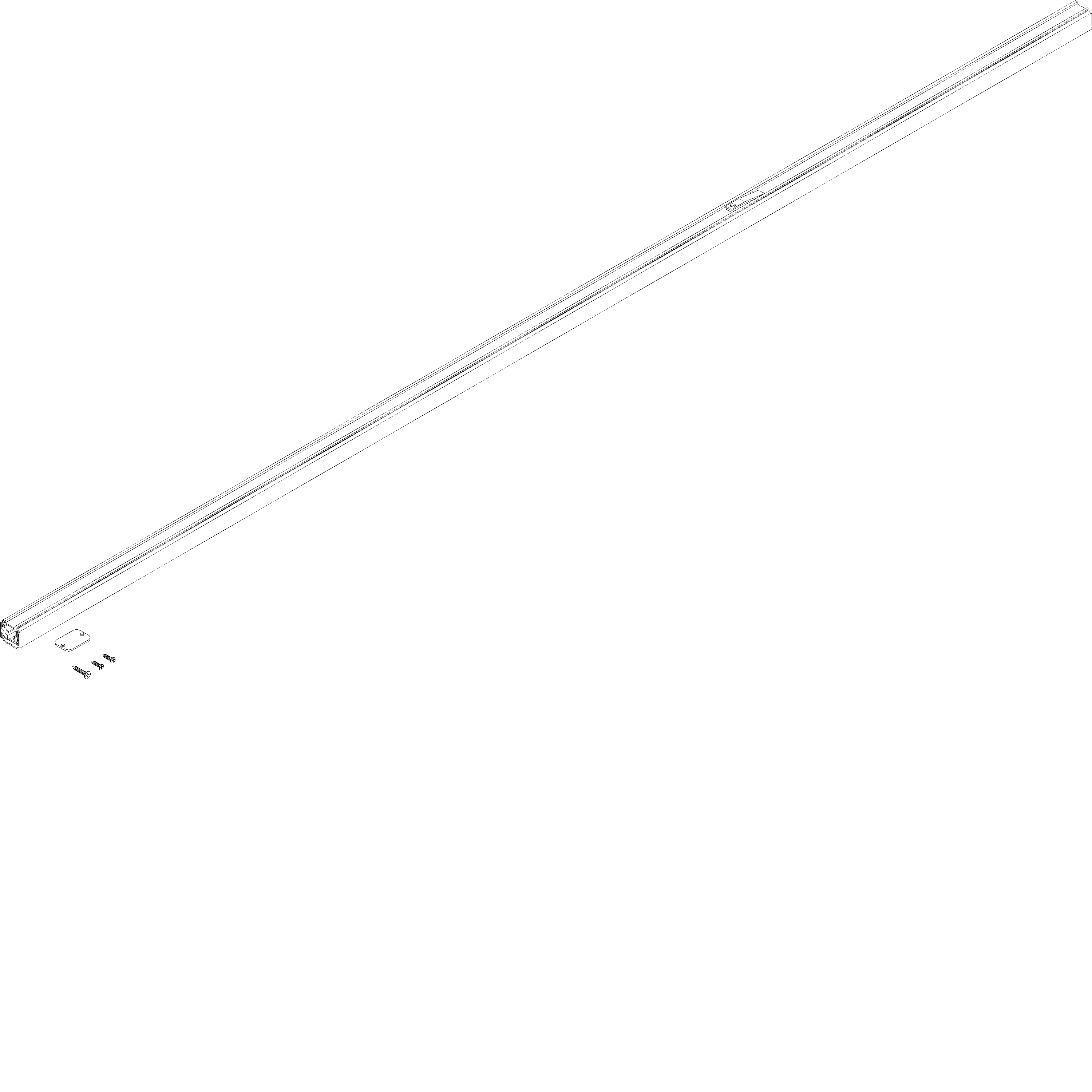 Зображення AUTOMATIC DRAUGHT EXCLUDER L=1100 мм [081.9055]