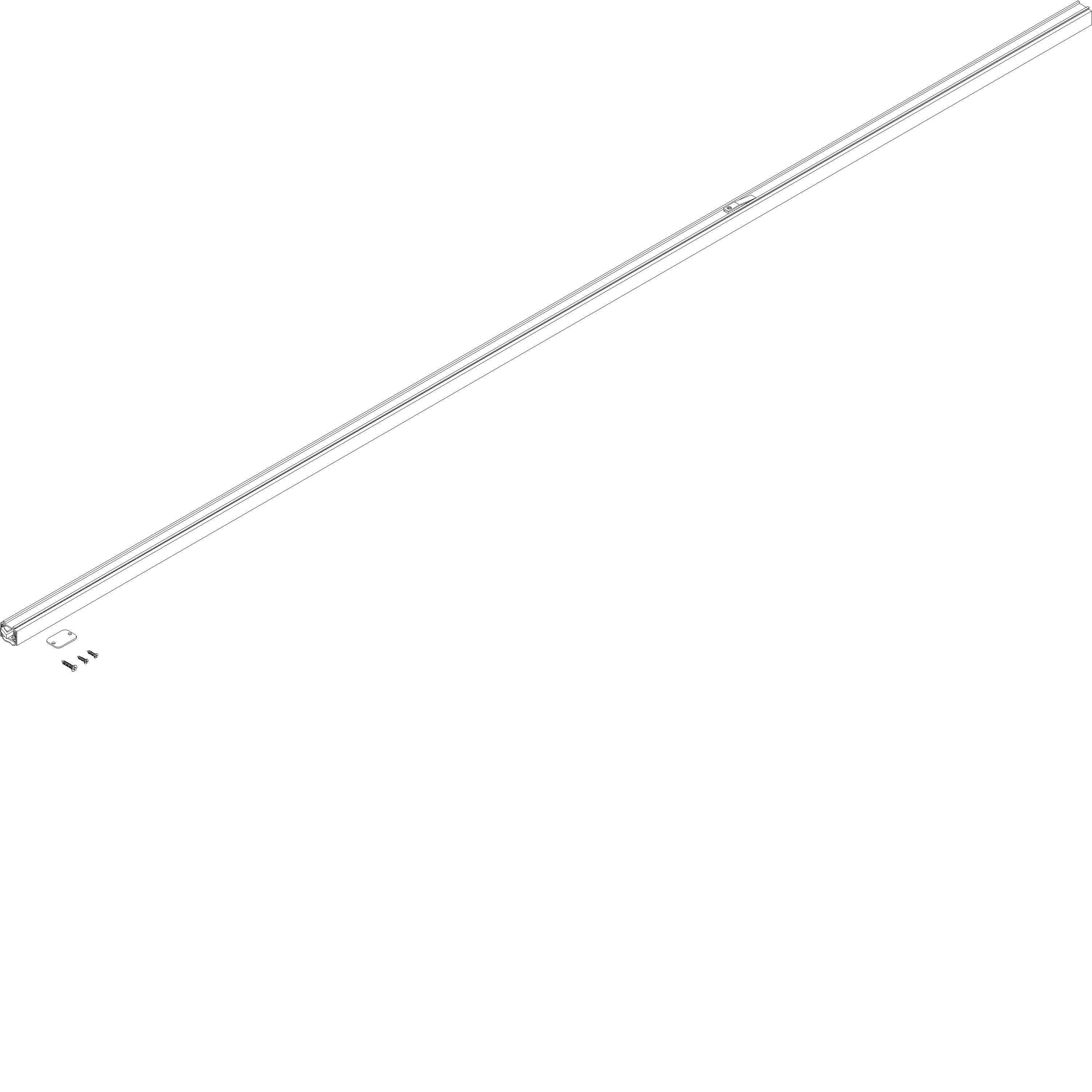 Зображення AUTOMATIC DRAUGHT EXCLUDER L=1300 мм [081.9057]