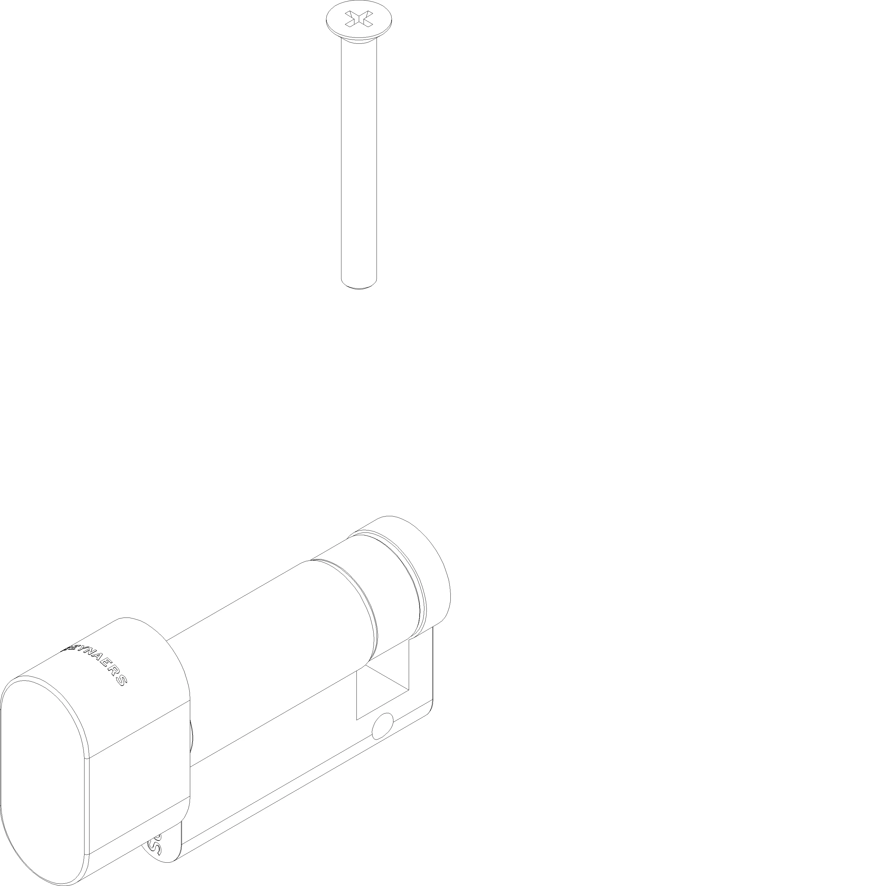 Зображення KNOB CYLINDER A=40 B=10 C=50 (A=Knob) [161.7033]