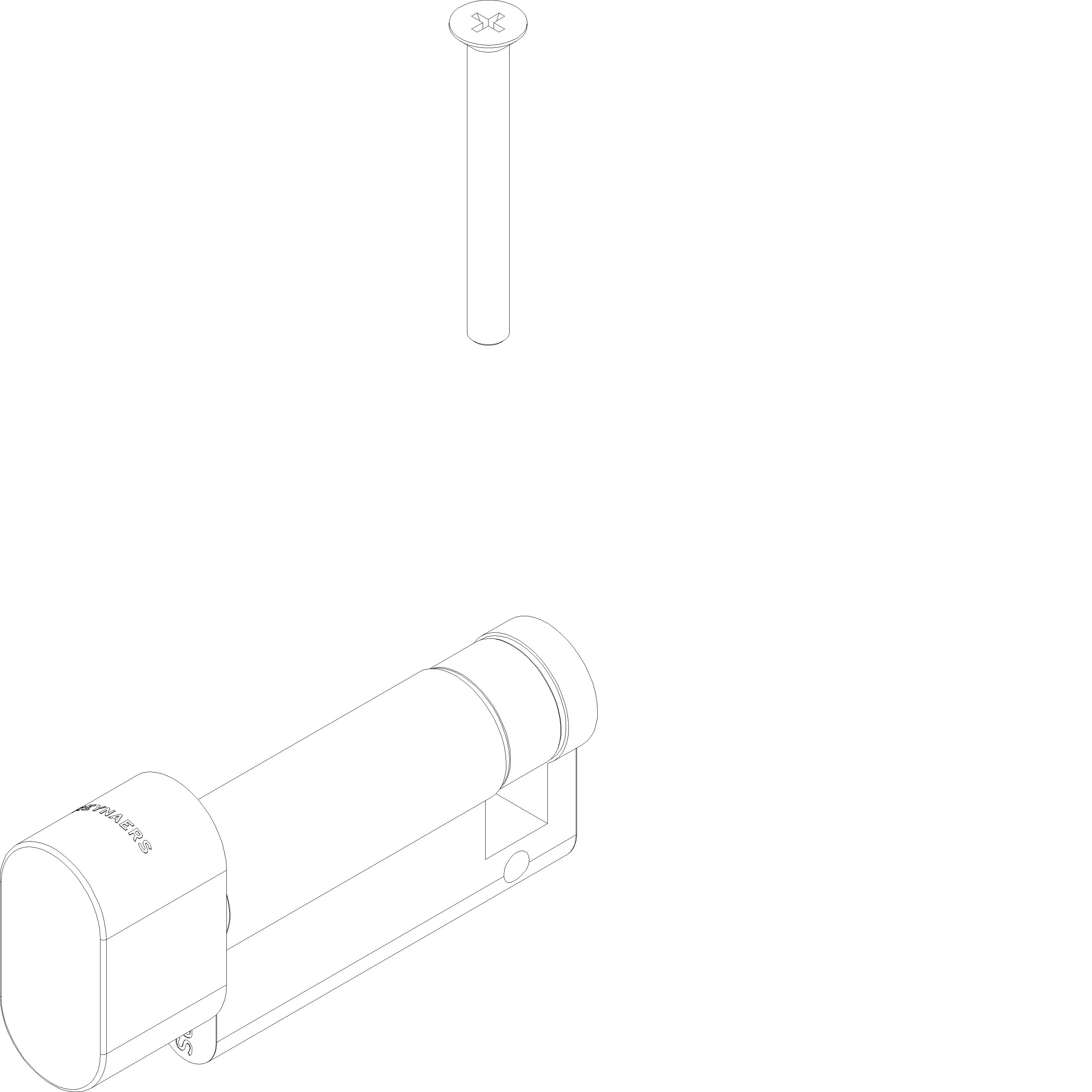 Зображення KNOB CYLINDER A=50 B=10 C=60 (A=Knob) [161.7038]
