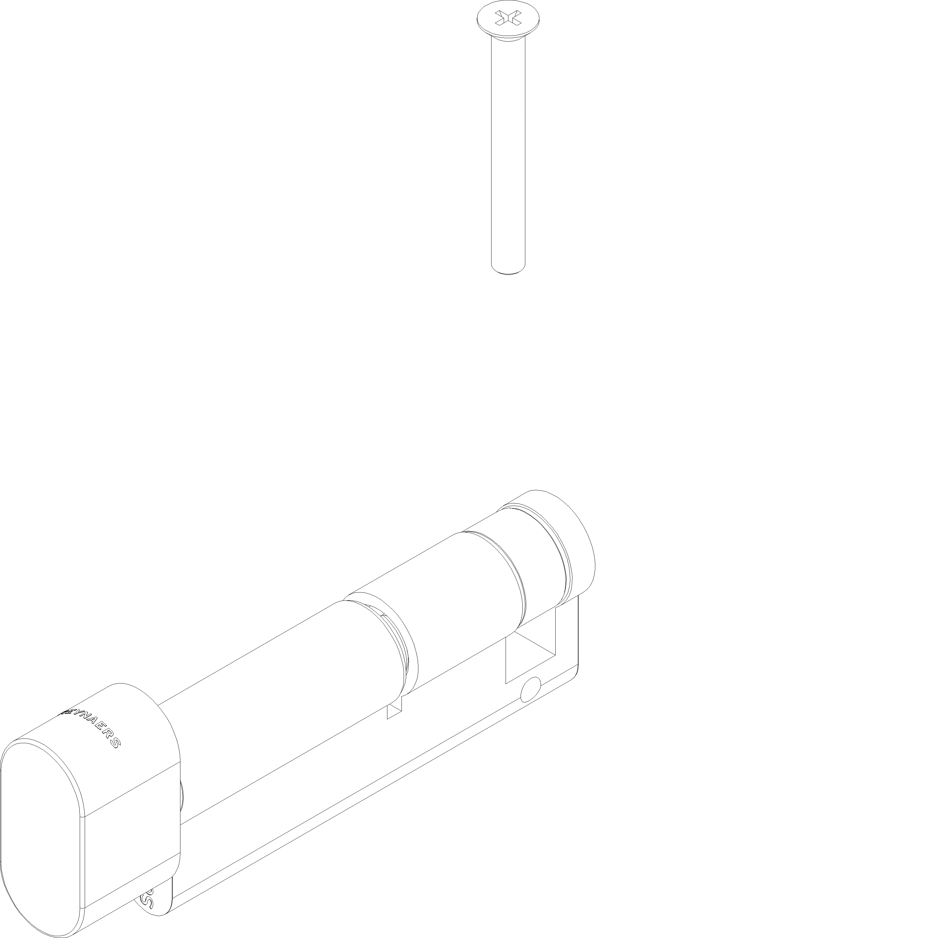 Зображення KNOB CYLINDER A=75 B=10 C=85 (A=Knob) [161.7040]