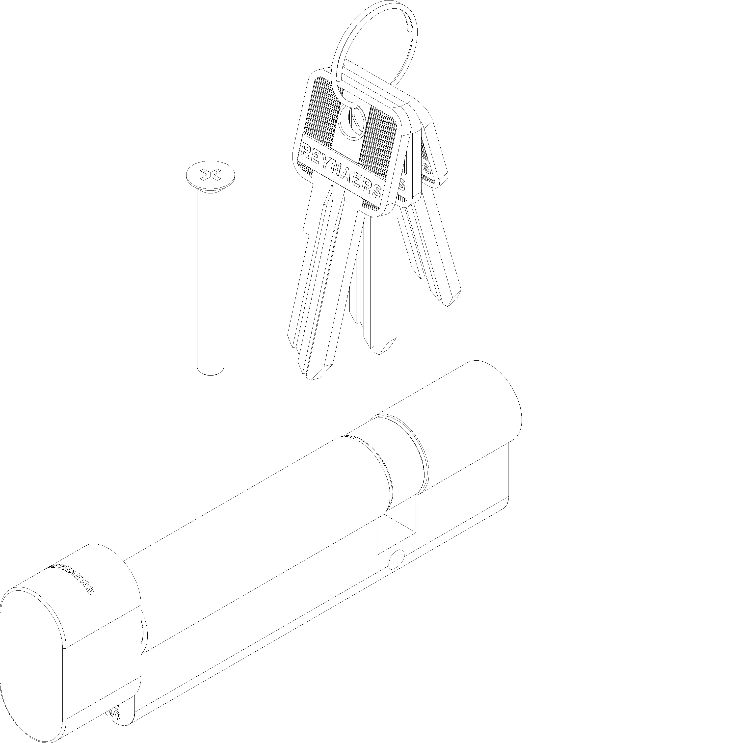 Зображення KNOB CYLINDERSKG2 A=70 B=30 C=100 (A=Knob) [161.7049]