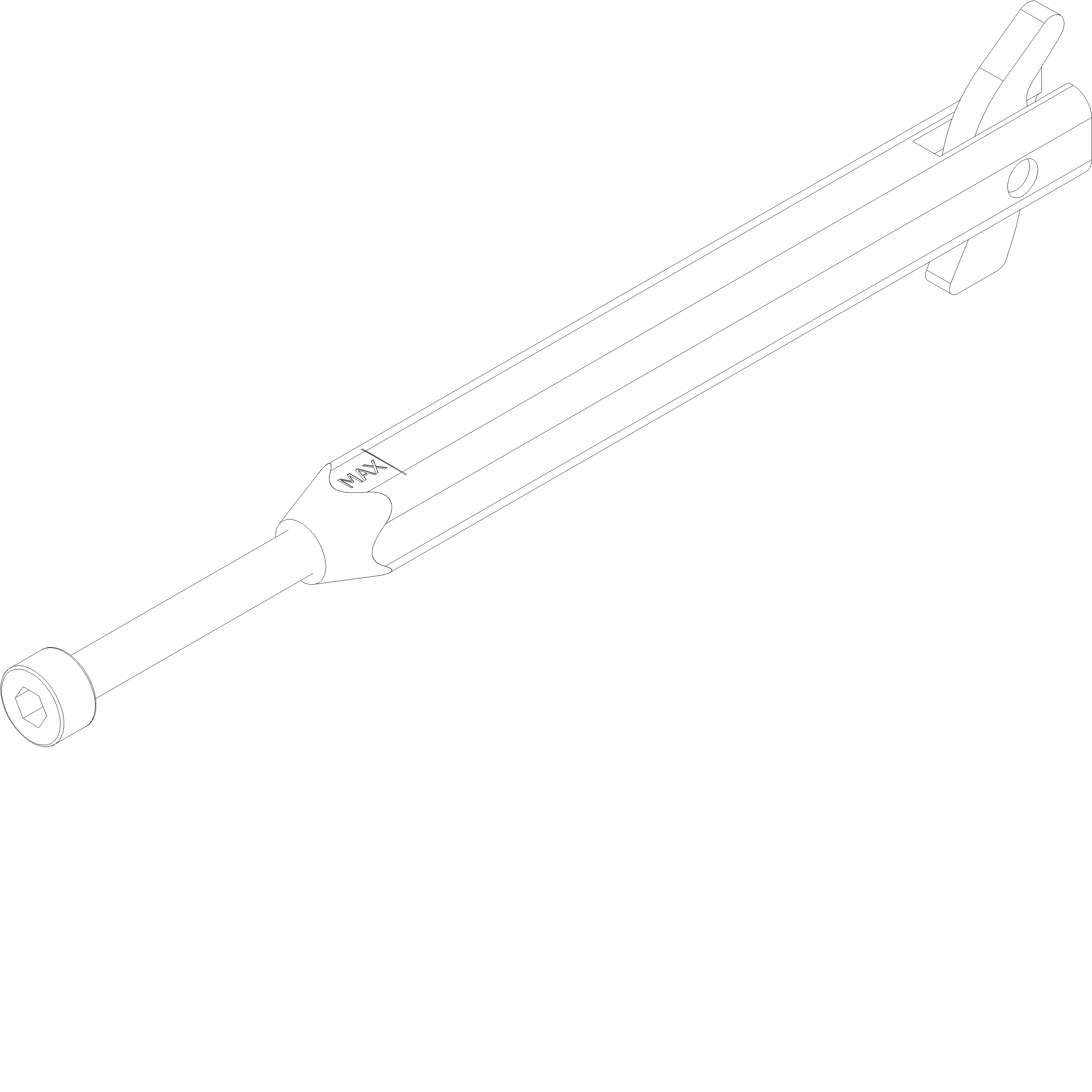 Зображення Половина чистого квадрата для ручки L=82 мм [161.7396]