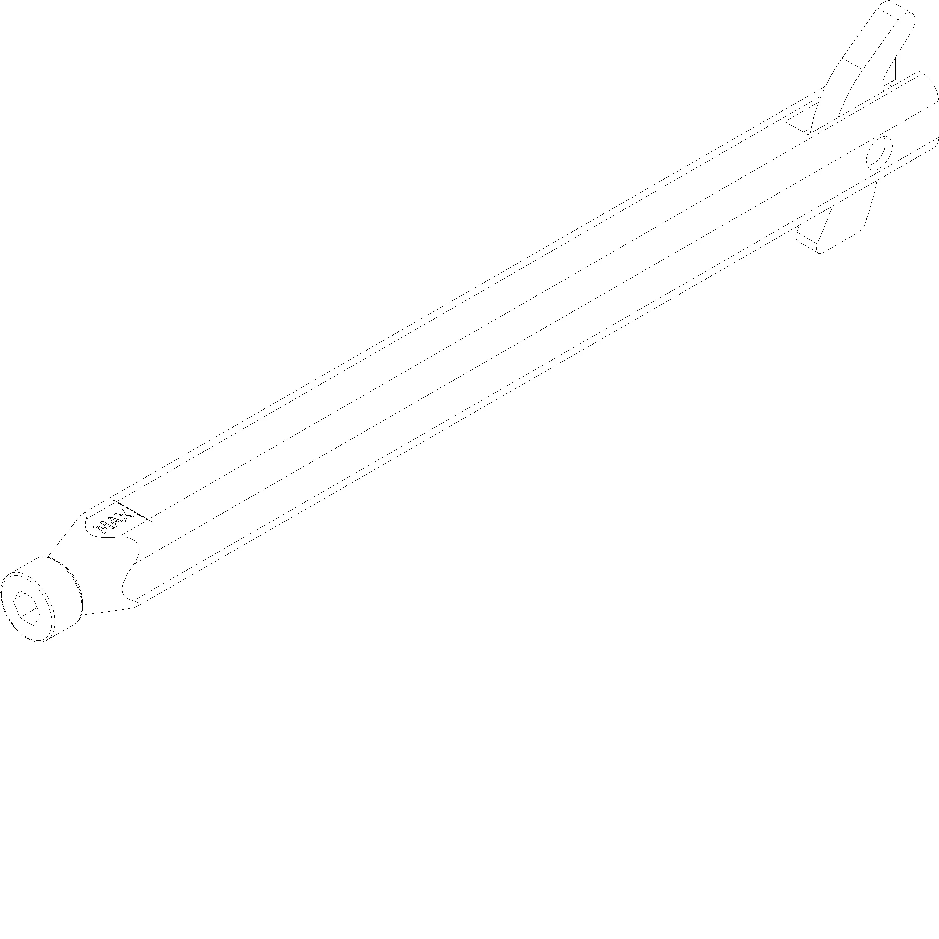 Зображення Половина чистого квадрата для ручки L=107 мм [161.7398]
