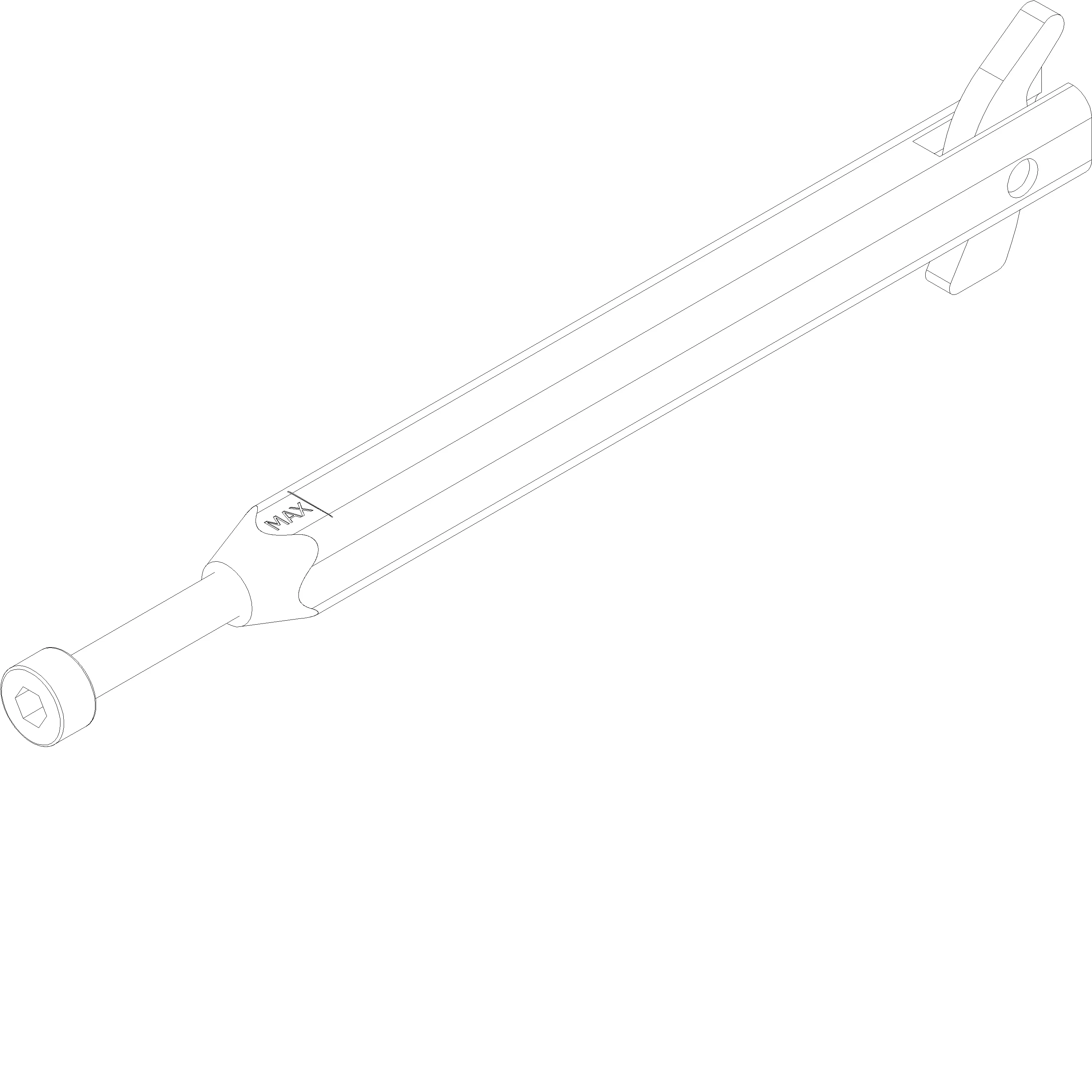 Зображення Половина чистого квадрата для ручки L=95 мм [161.7402]