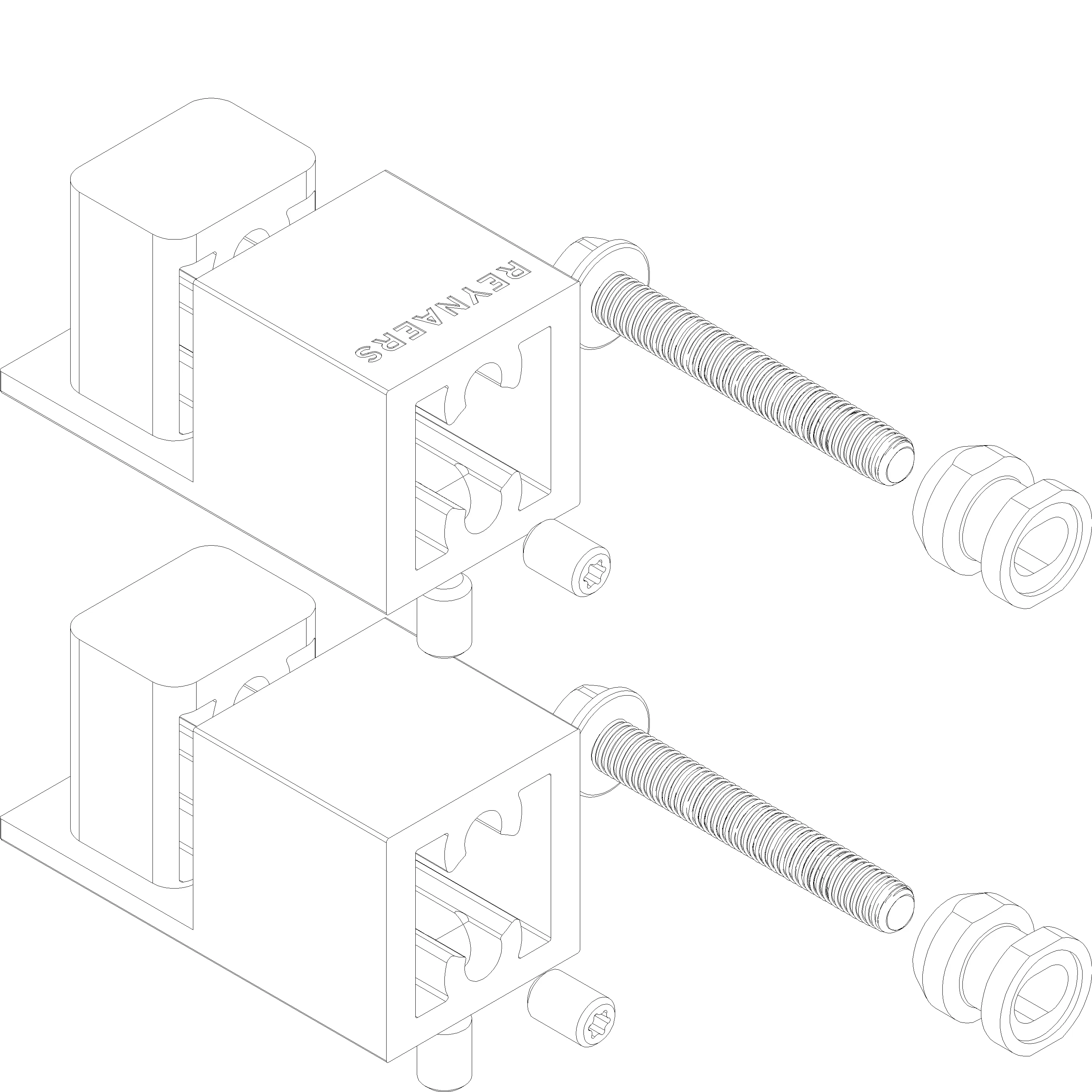 Зображення PULL HANDLE PLATE + FIXATION SET 2 [161.7504]