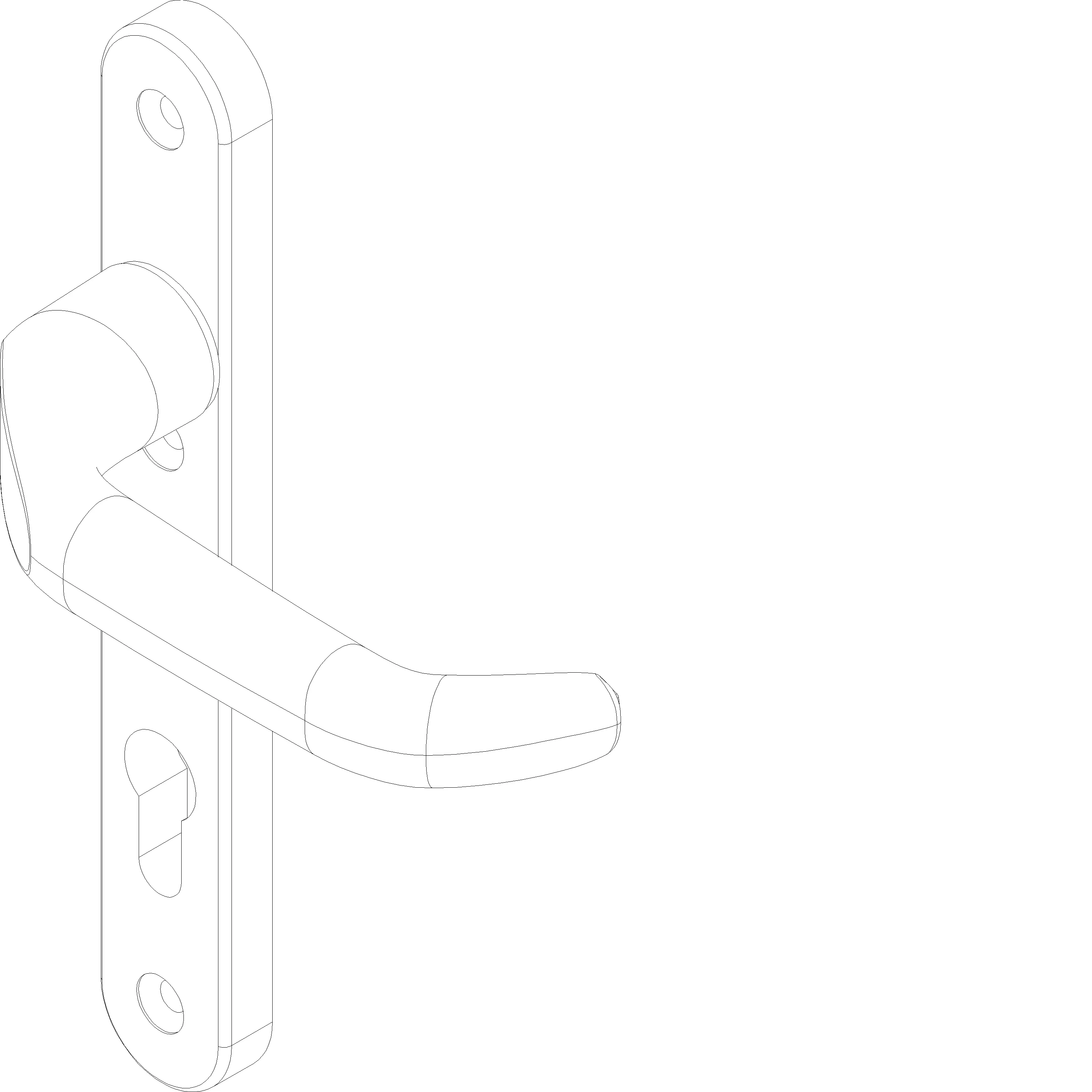 Зображення PANIC HANDLE WITH CYLINDER INSIDE [161.8733]