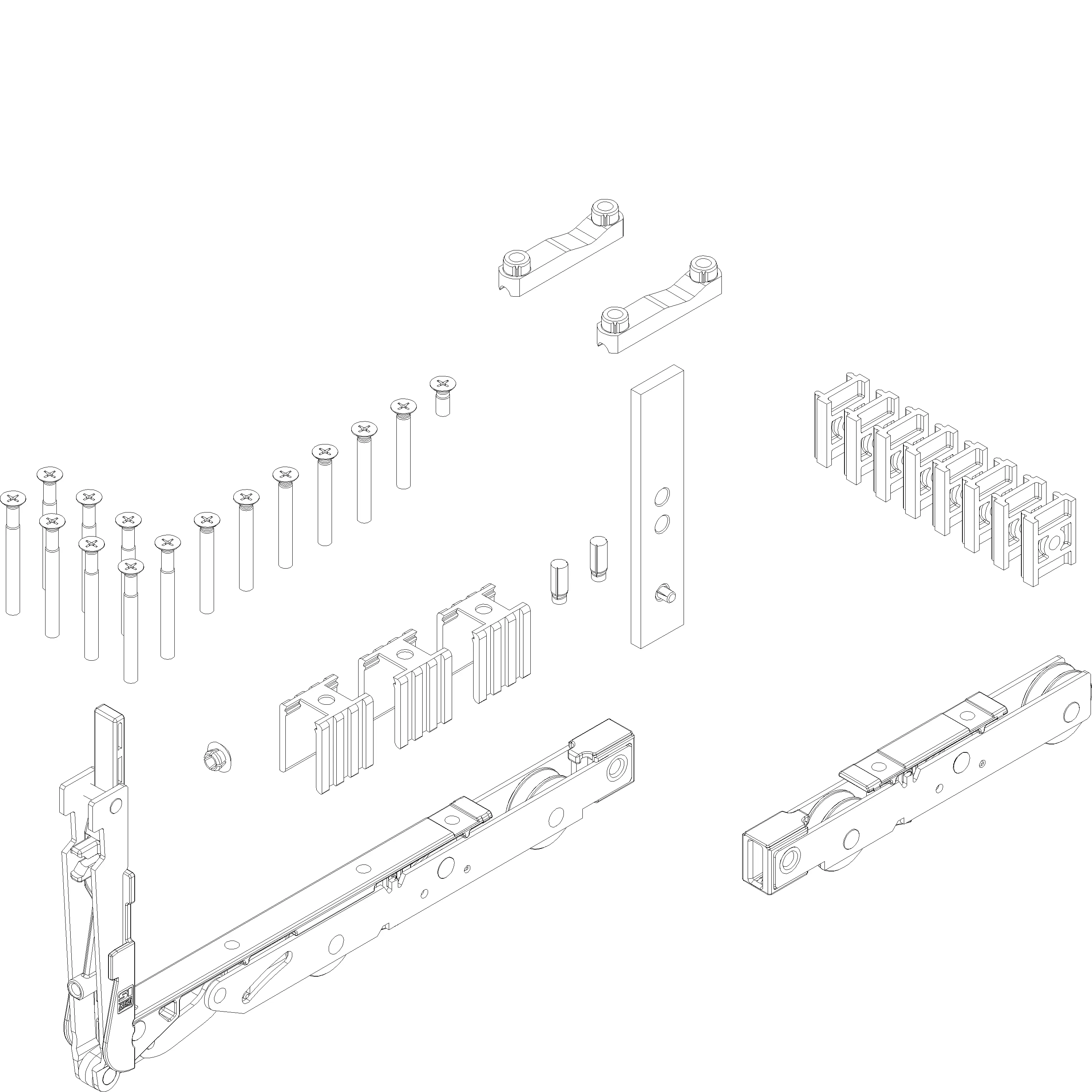 Зображення Базовий набір до під'йомно-розсувної FG=MAX 250KG [162.7760]