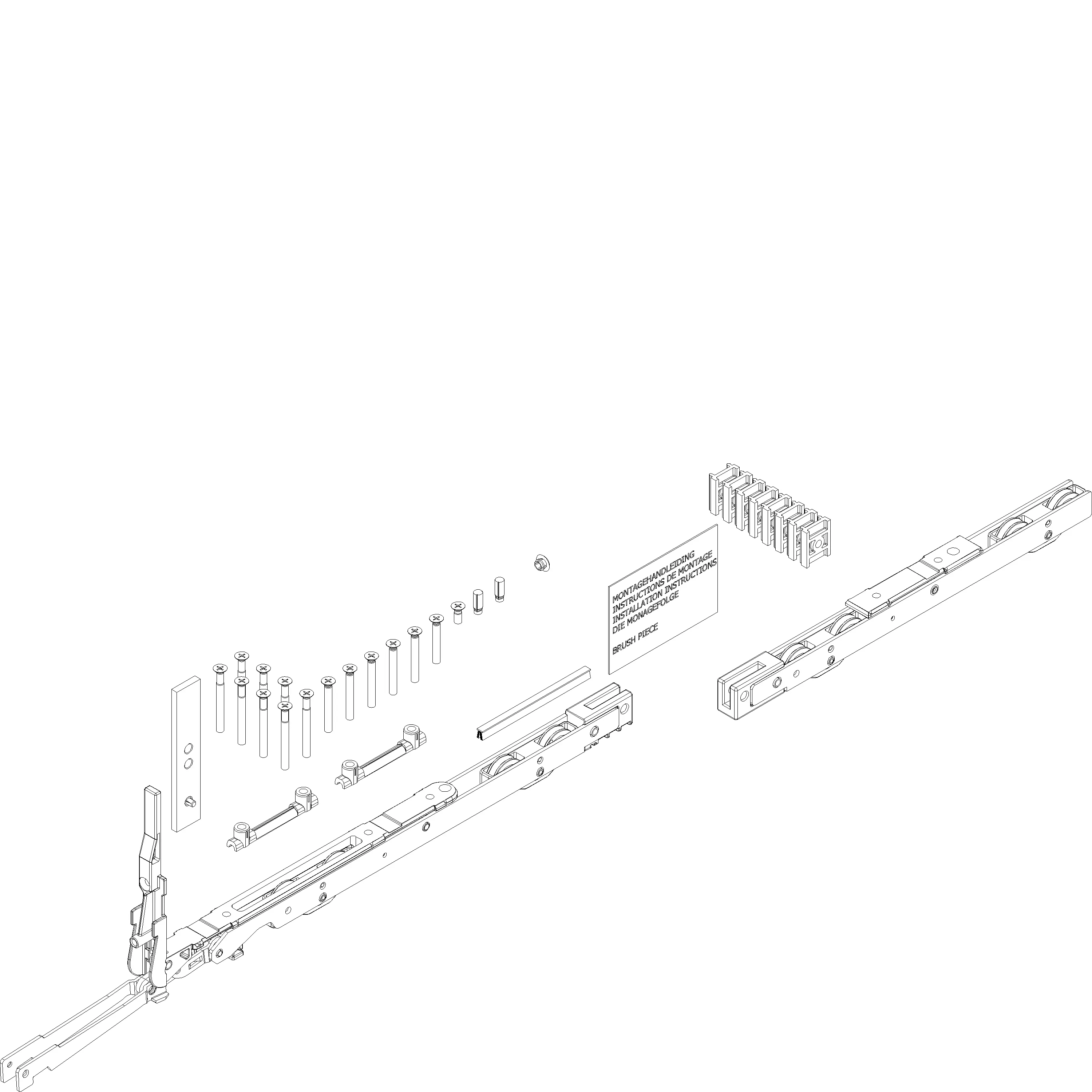 Зображення Базовий набір до під'йомно-розсувної FG=MAX 400KG [162.7761]