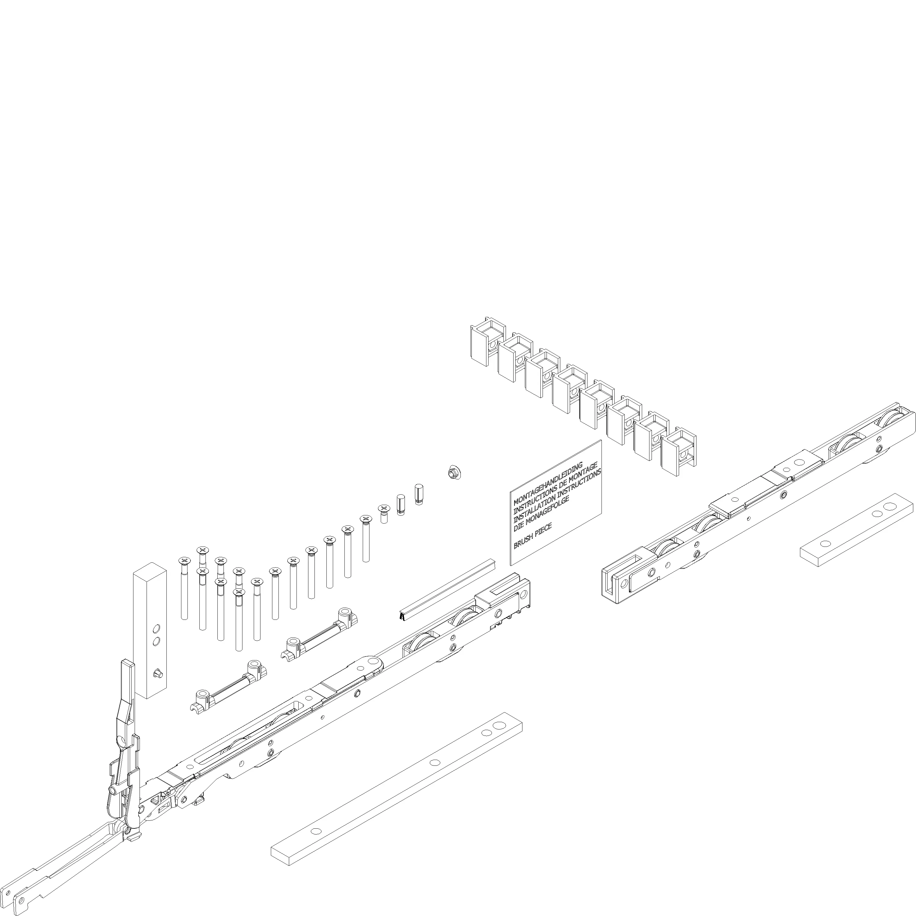 Зображення Базовий набір до під'йомно-розсувної FG=MAX 400KG [162.7763]