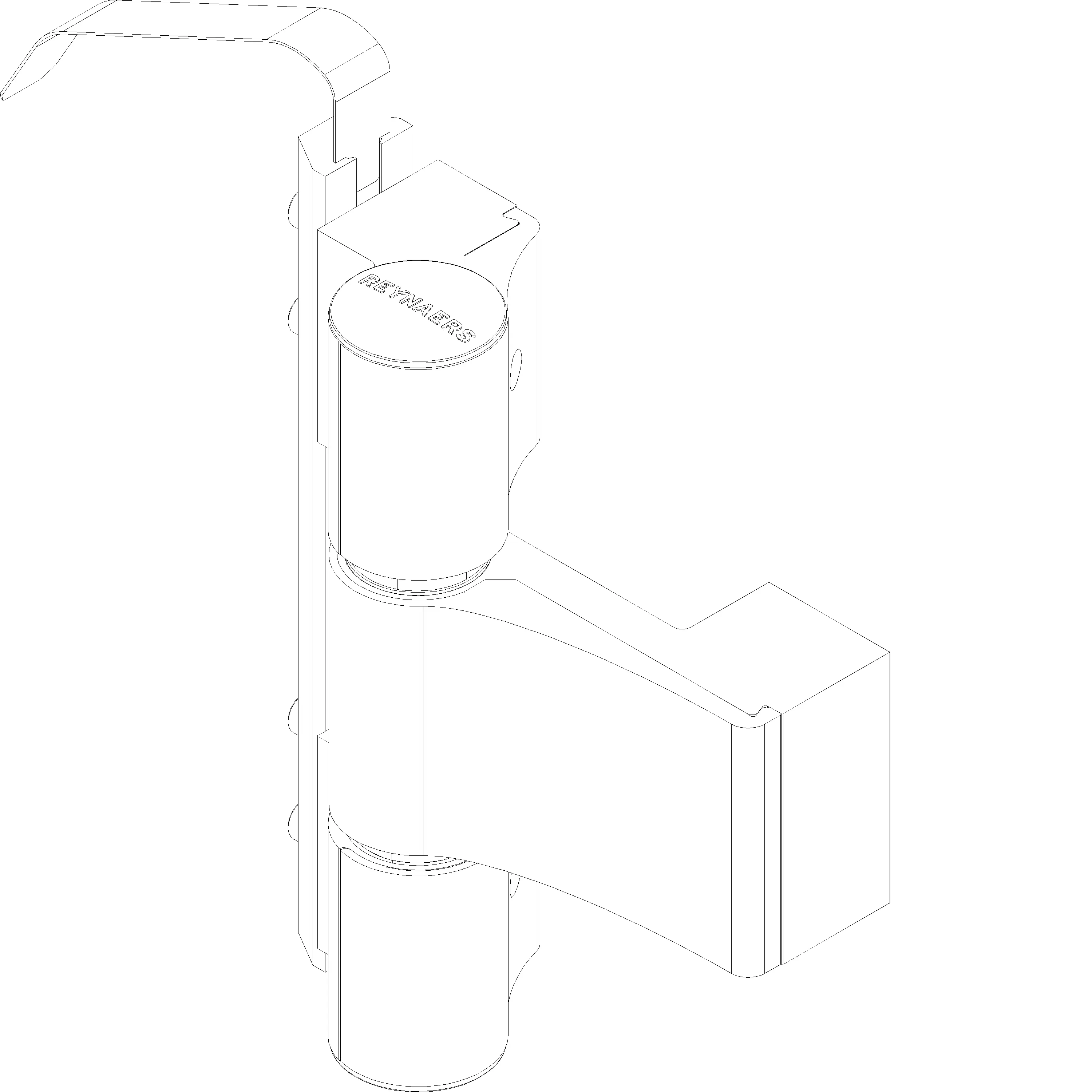 Зображення CORNER HINGE TB IV AT 3-PART 20.5/62.5 [165.6686]