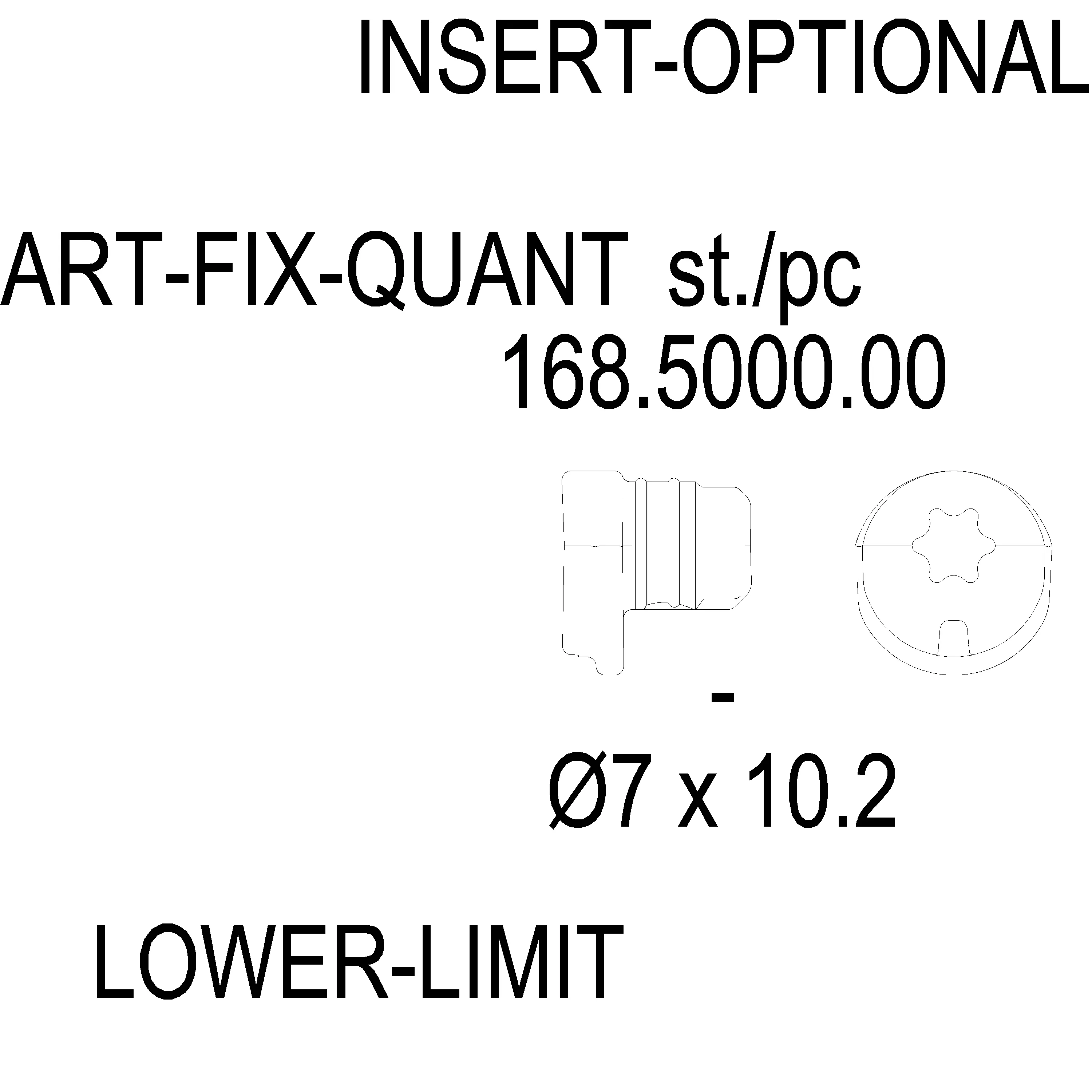 Зображення Гвинт [168.5000]