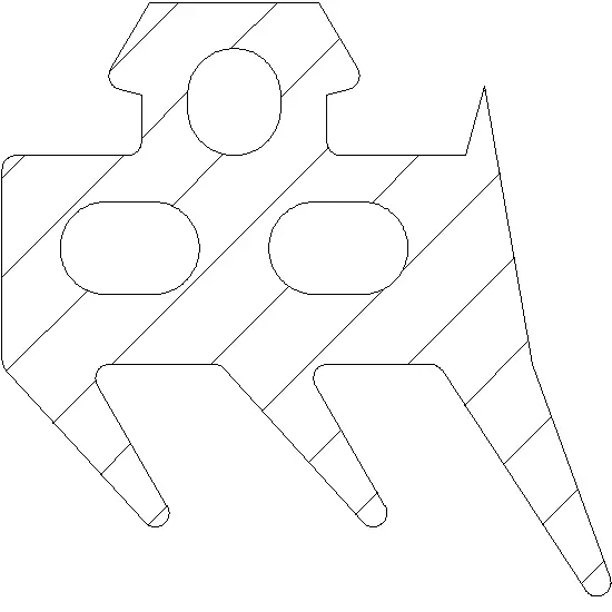 Зображення Ущільнювач для сухого скління 7 мм [022.1043]