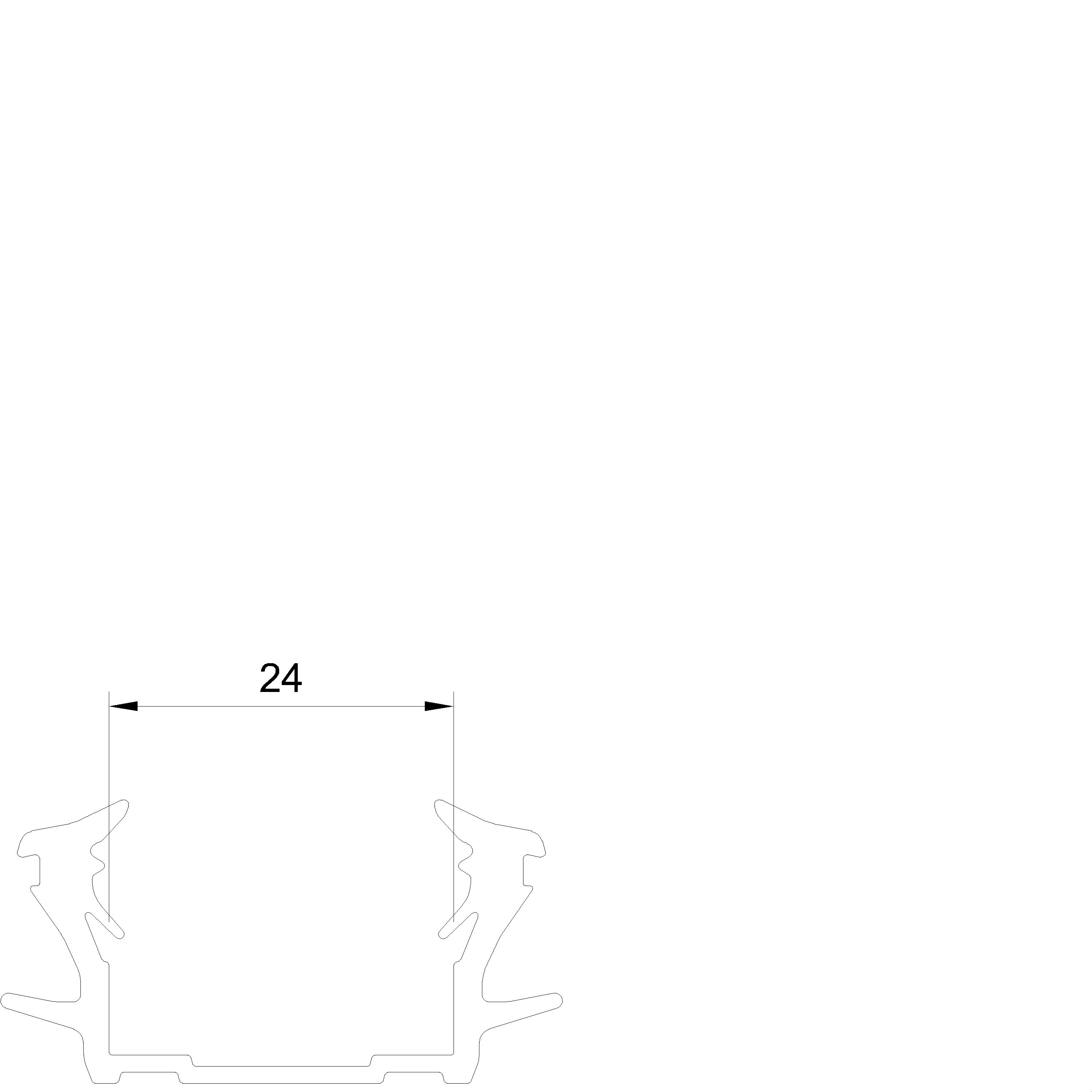 Зображення Ущільнювач скління 24 мм [029.5038.SY]