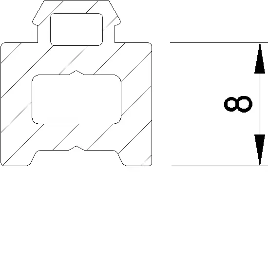 Зображення Розділюючий ущільнювач 8 мм [029.5614]