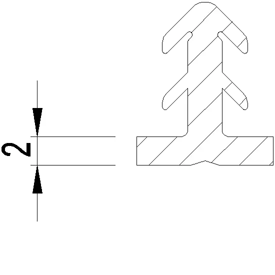 Зображення Розділюючий ущільнювач 2 мм [080.9270]
