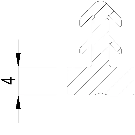 Зображення Розділюючий ущільнювач 4 мм [080.9271]