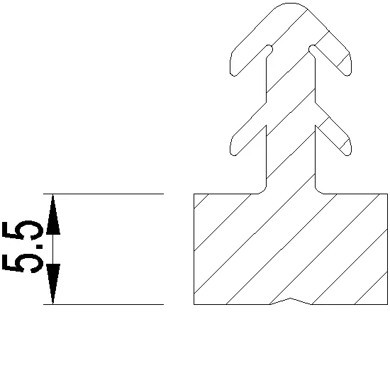 Зображення Розділюючий ущільнювач 5.5 мм [080.9272]
