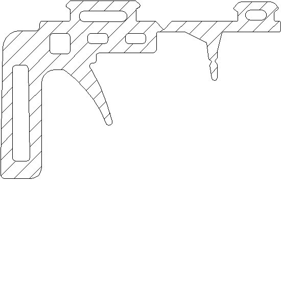 Зображення Ущільнення для з'єднувального профілю [080.9298]