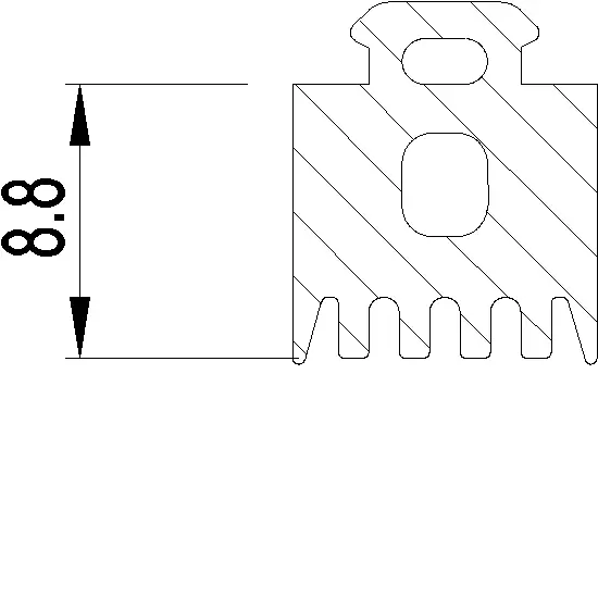 Зображення Розділюючий ущільнювач 9 мм [080.9301]
