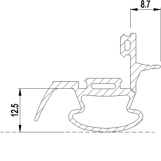 Зображення Ущільнення для з'єднувального профілю [080.9306]
