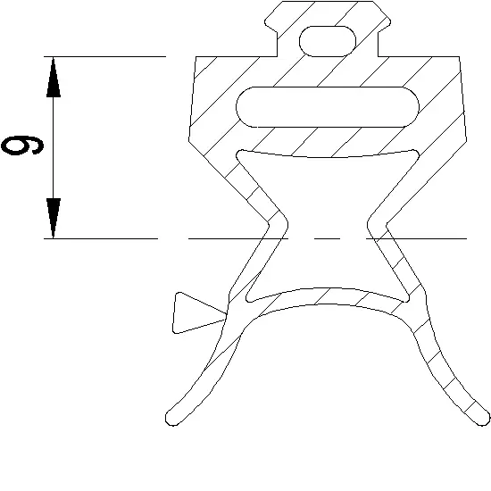 Зображення Ущільнювач скління [080.9349]